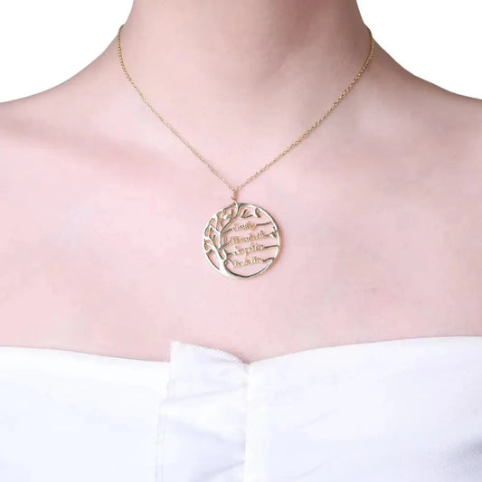 Family Tree Custom Necklace ANOINTED_ADORNED