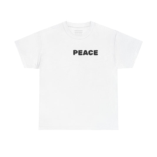 PEACE T-Shirt — 'Be With You' Minimalist Message Tee Printify
