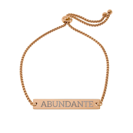 Adjustable Flat Bar Bracelet (Engraving) Printify