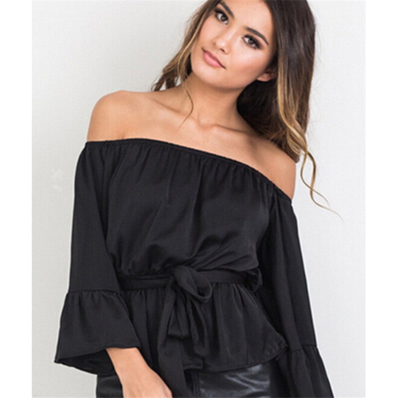 Butterfly Sleeve Slash Neck Blouse – Plus Size