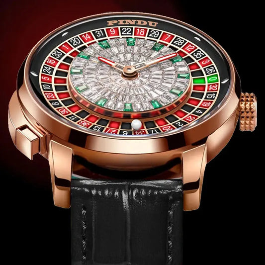 PINDU Men's Skeleton Automatic Watch - NH35A Sapphire Crystal ANOINTED_ADORNED