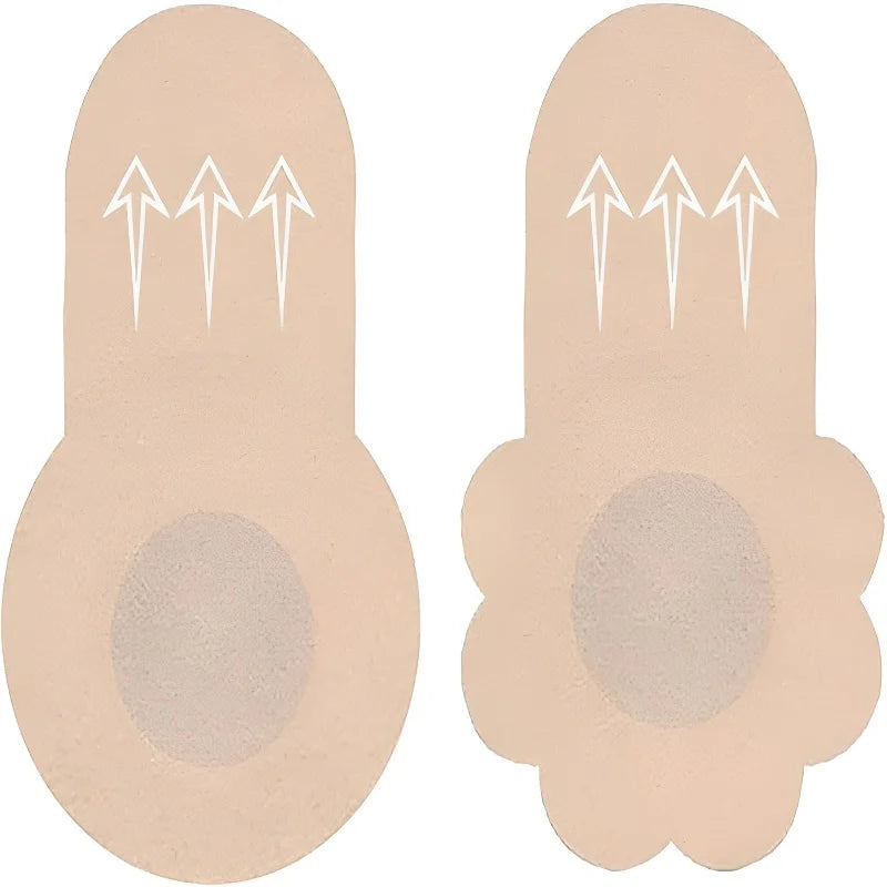 Nipple Covers Disposable Breast Pasties Adhesive Bras  Invisible Self-Adhesive Strapless Push-Up Bras for Women ANOINTED_ADORNED